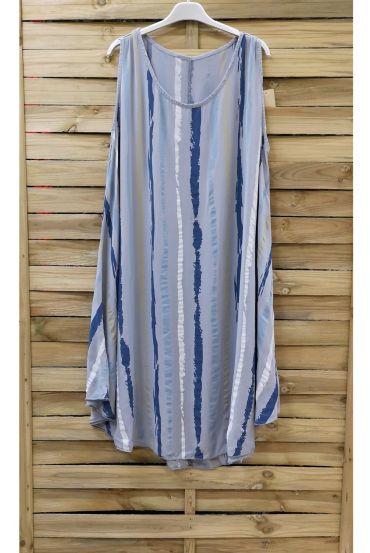 ROBE RAYURES 0869 GRIS