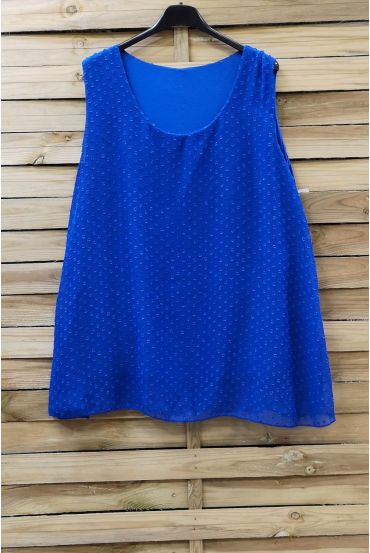 GRANDE TAILLE TOP 0874 BLEU ROYAL