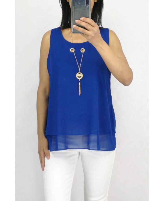 TOP BIJOU INTEGRE 0865 BLEU ROYAL