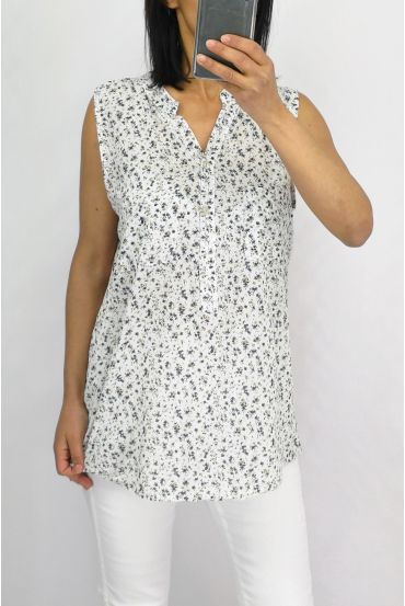 BLOUSE PRINTS 0751 WHITE