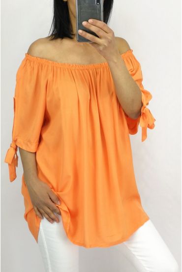 TOP ENCOLURE ELASTIQUE 0848 ORANGE