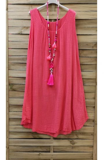 GRANDE TAILLE ROBE 0764 CORAIL