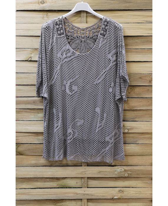 TOP AJOURE LACE 0875 TAUPE