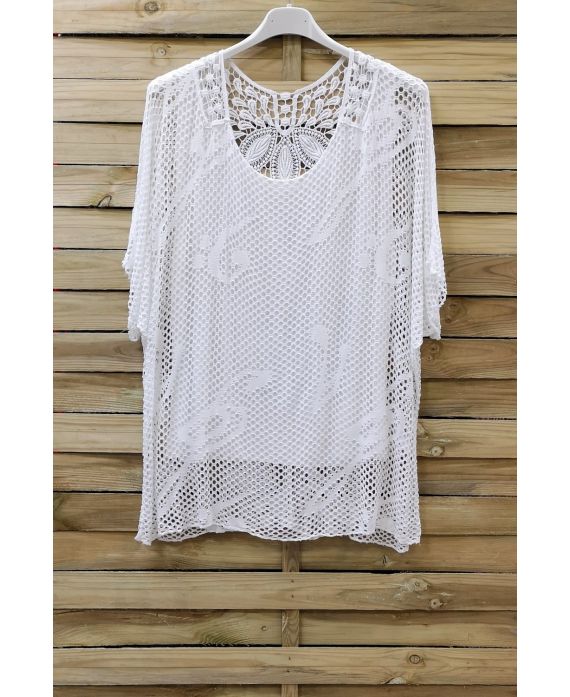 TOP AJOURE LACE 0875 WHITE