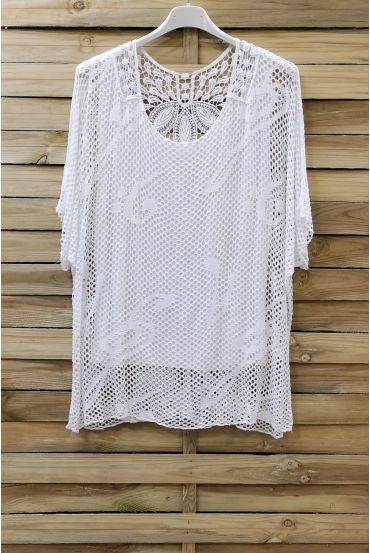 TOP AJOURE LACE 0875 WHITE