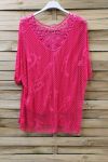 TOP AJOURE LACE 0875 FUSHIA