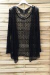 JACKET AJOURE LACE 0877 BLACK