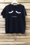 T-SHIRT ENCHANTE 0879 NOIR