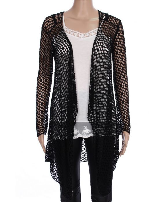 JACKET AJOURE LACE 0877 BLACK