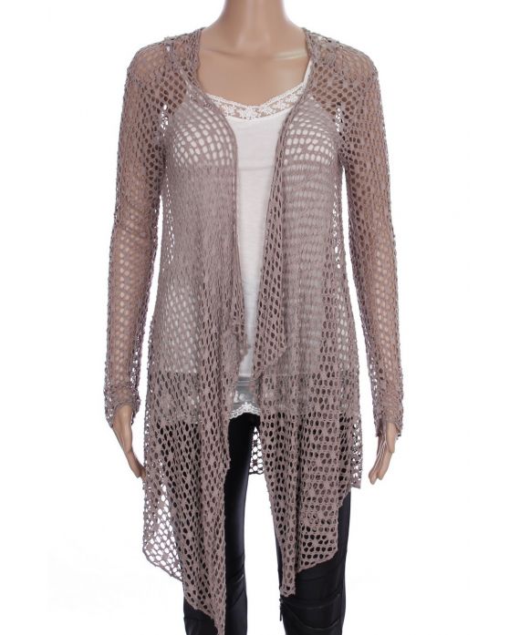 JACKET AJOURE LACE 0877 TAUPE