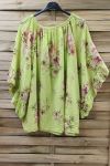 TUNIC OVERSIZE PRINTED 0882 GREEN ANISE