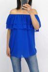 TOP HALS ELASTIQUEE 0797 ROYAL BLUE