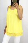 TOP OVERLAYS LACE 0883 YELLOW