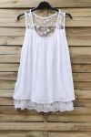 TOP OVERLAYS LACE 0883 WHITE