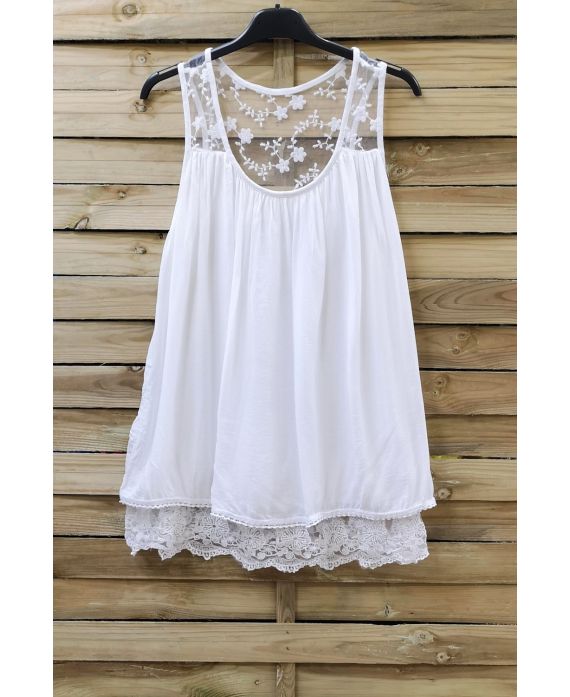 TOP OVERLAYS LACE 0883 WHITE