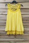 TOP OVERLAYS LACE 0883 YELLOW