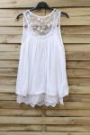 TOP OVERLAYS LACE 0883 WHITE