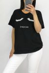 T-SHIRT ENCANTA 0879 NEGRO