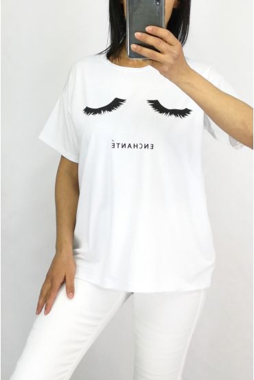 T-SHIRT ENCANTA 0879 BLANCO