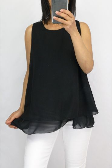 TOP CLOAKING OVERLAY 0730 BLACK