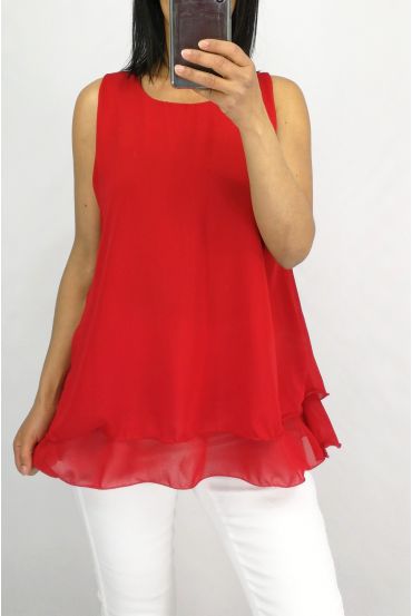 TOP CLOAKING OVERLAY 0730 RED