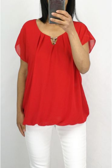 TOP VOILAGE DOUBLE 0885 ROUGE