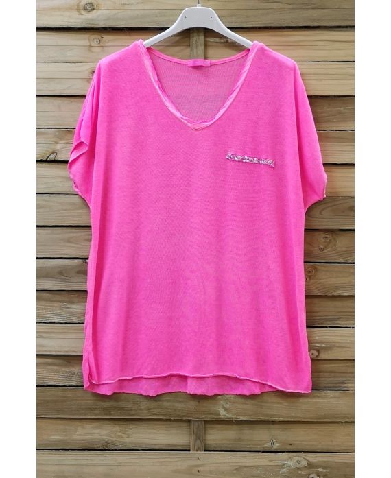 T-SHIRT FLUO 0583 NEON PINK