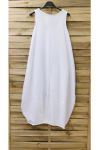 ROBE FEMME 0895 BLANC