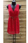 ABITO IN PIZZO 0906 ROSSO