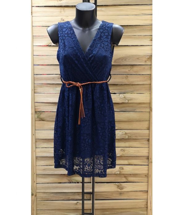 DRESS LACE 0906 NAVY BLAUW