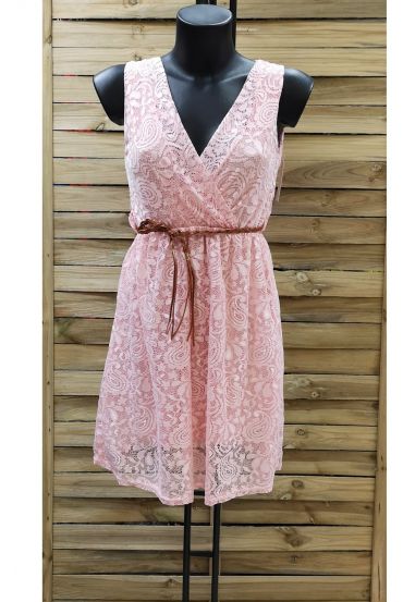 DRESS LACE 0906 ROZE