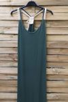 BACK LONG DRESS FANCY 0922 MILITARY GREEN