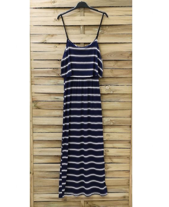 LONG DRESS RAYE 0918 NAVY BLUE