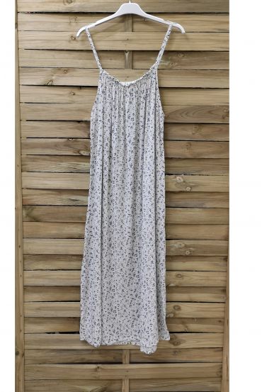 VESTIDO LIBERTY FLORAL 0910 BLANCO