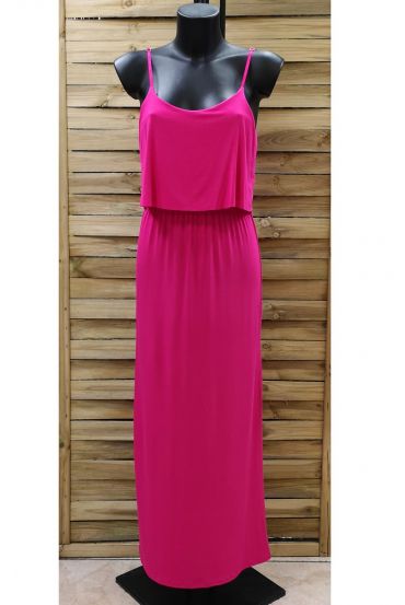 LONG DRESS 0919 FUSHIA