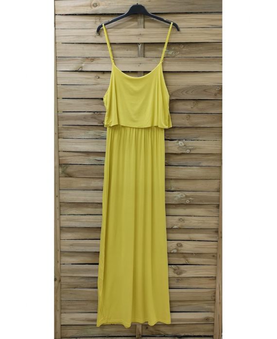 ROBE LONGUE 0919 JAUNE