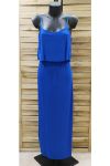 ROBE LONGUE 0919 BLEU ROYAL