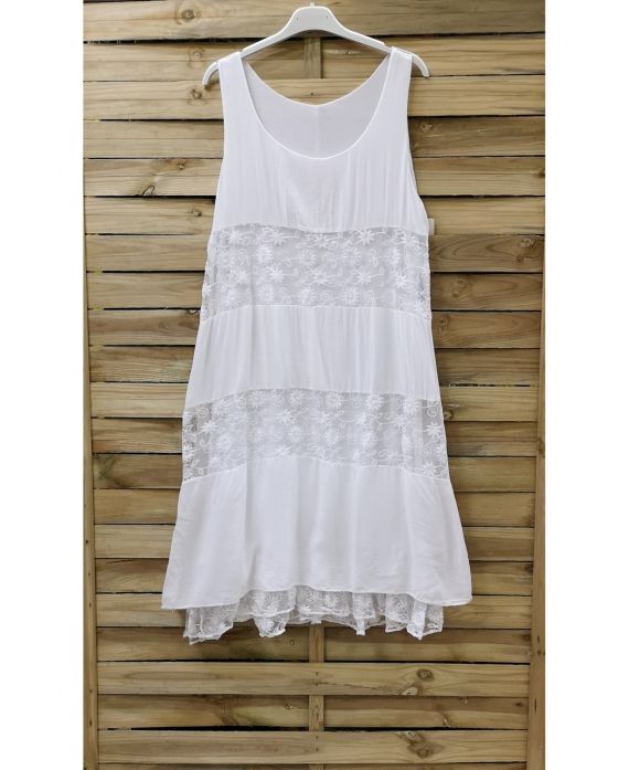 DRESS EMPIECEMENT LACE 0909 WHITE