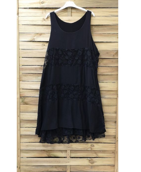 DRESS EMPIECEMENT LACE 0909 BLACK