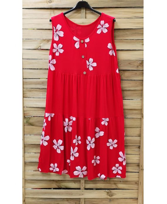 DE GRAN TAMAÑO VESTIDO DE ROJO 0939