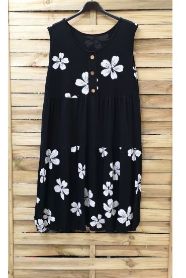 LARGE SIZE DRESS 0939 BLACK