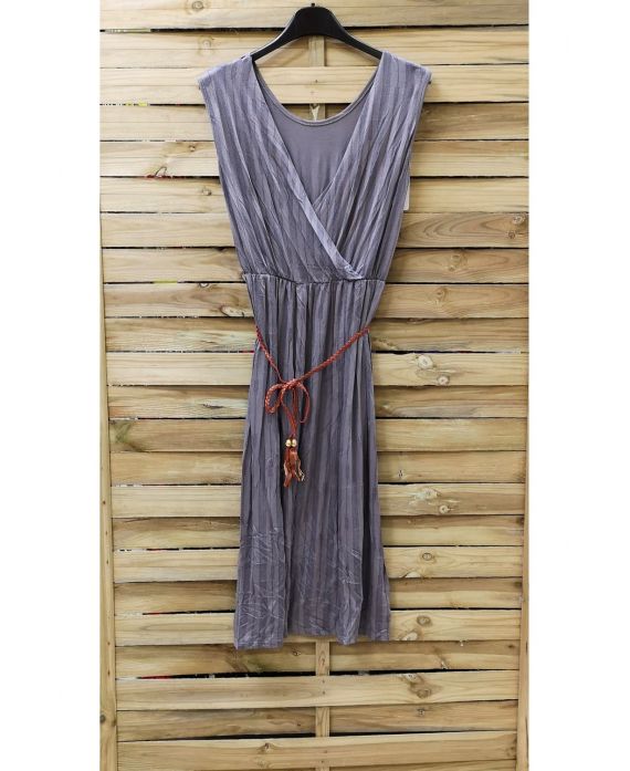 LARGE SIZE DRESS 0941 GRAY