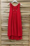 ROBE DOS FANTAISIE 0949 ROUGE