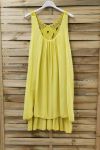 ROBE DOS FANTAISIE 0949 JAUNE