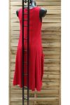 ROBE 2 POCHES 0951 ROUGE