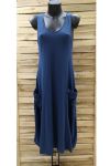 DRESS 2 POCKETS 0951 NAVY BLUE