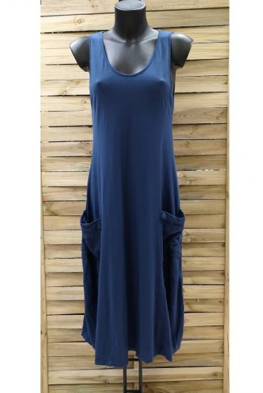 KLEID 2 TASCHEN 0951-MARINE-BLAU