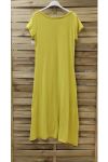 LONG DRESS POCKET 0947 YELLOW