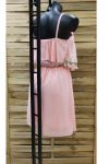 KLEID HAT BORTE 0956 ROSA