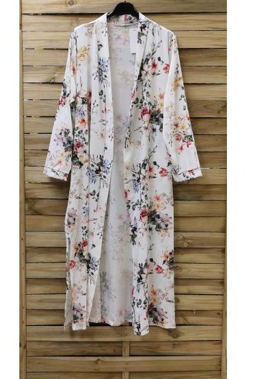 KIMONO LARGO 0960 BLANCO